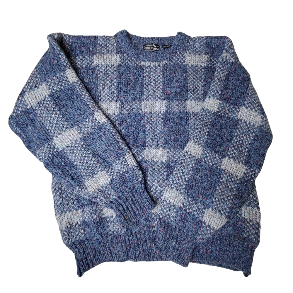 Peter England Wool Vintage Fishermen Grandpa Sweater 250